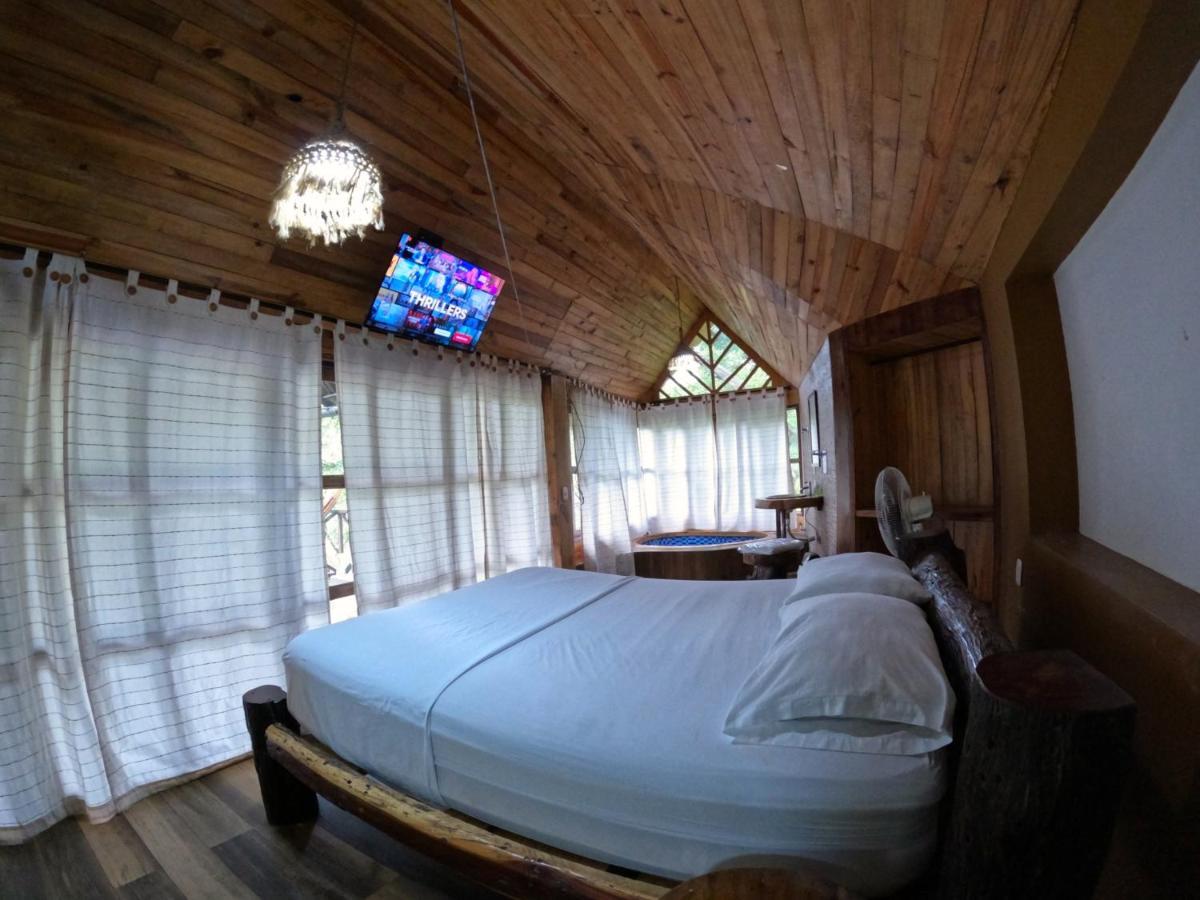 Ecohostal Rio Piedra El Zaino Buitenkant foto