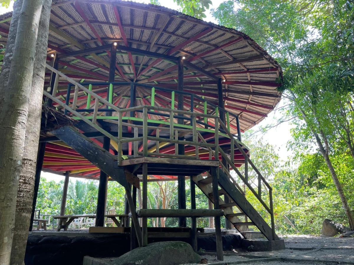Ecohostal Rio Piedra El Zaino Buitenkant foto